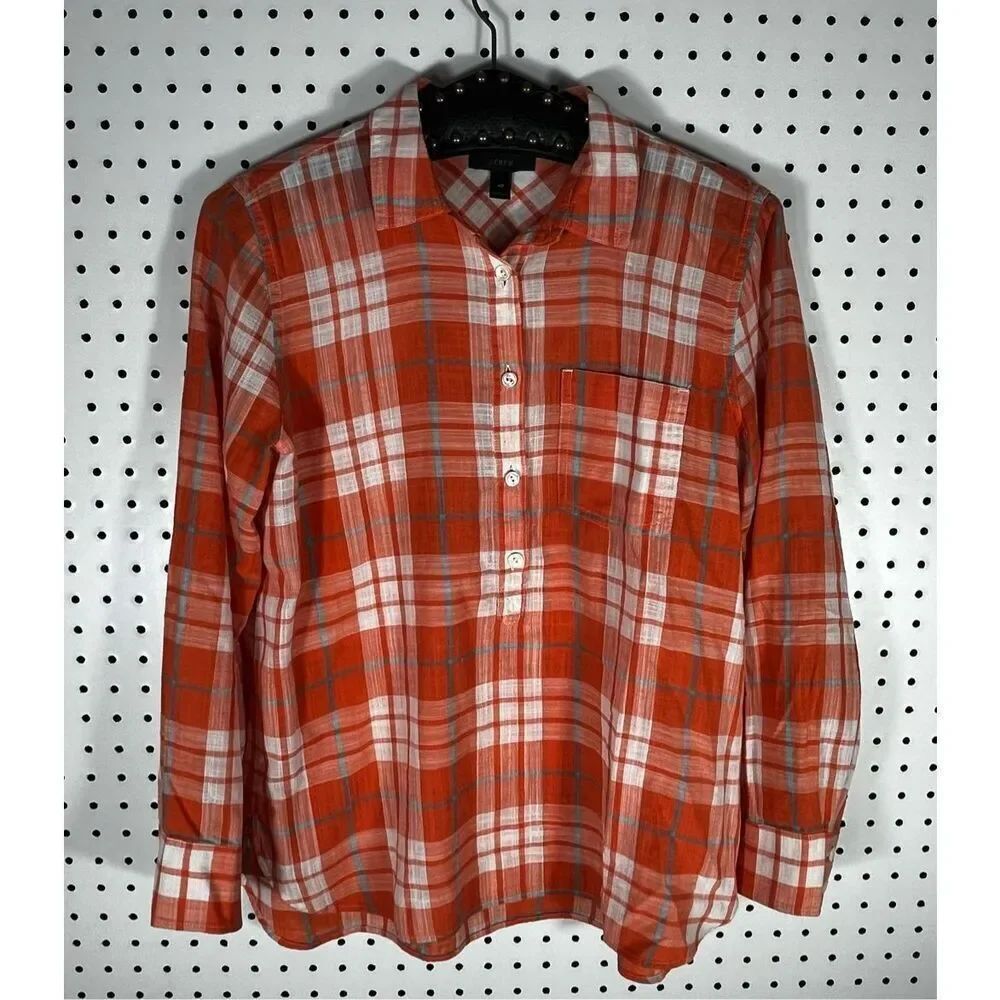 J.Crew Plaid button down shirt